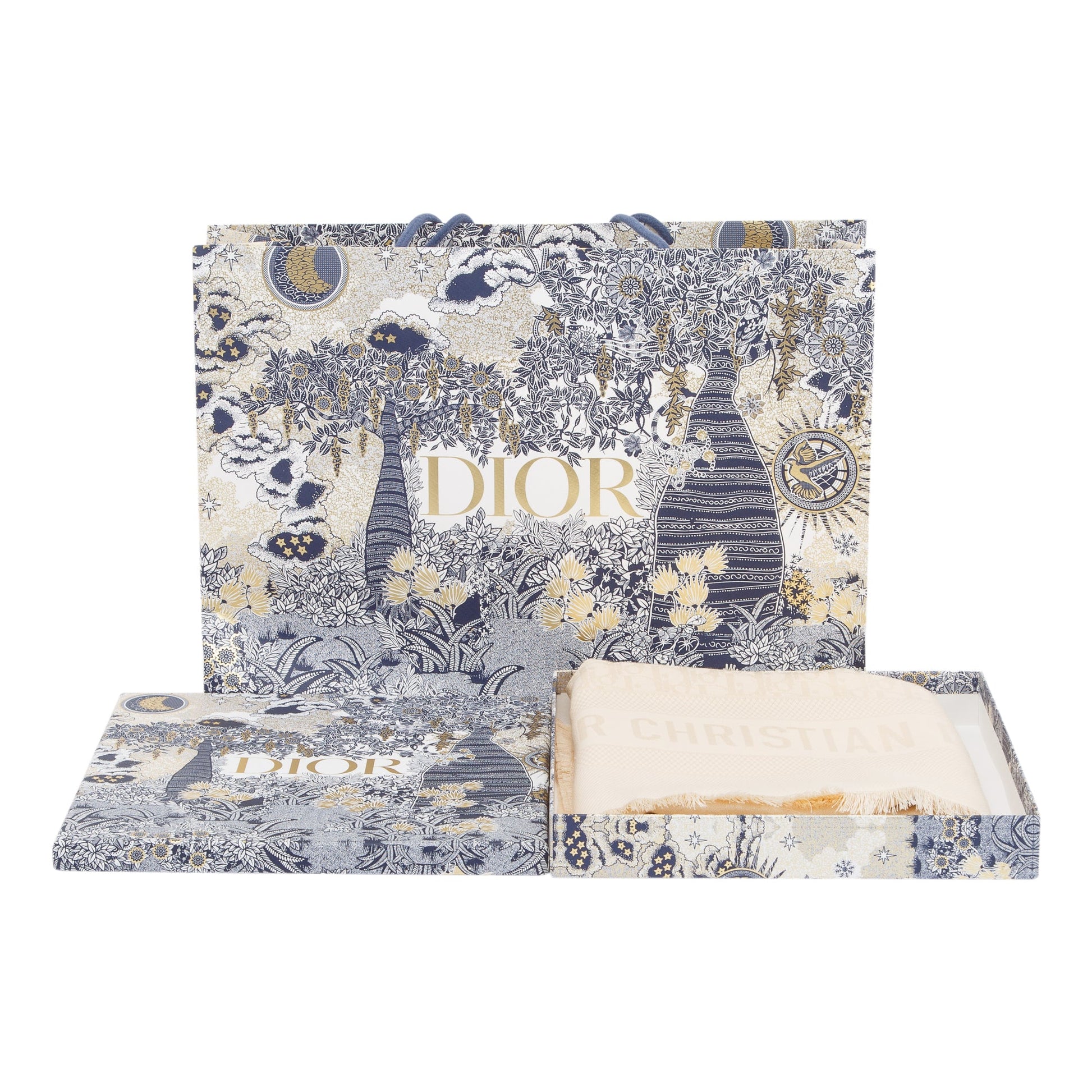 Dior Christian Oblique Shawl Handbag Travel Bag