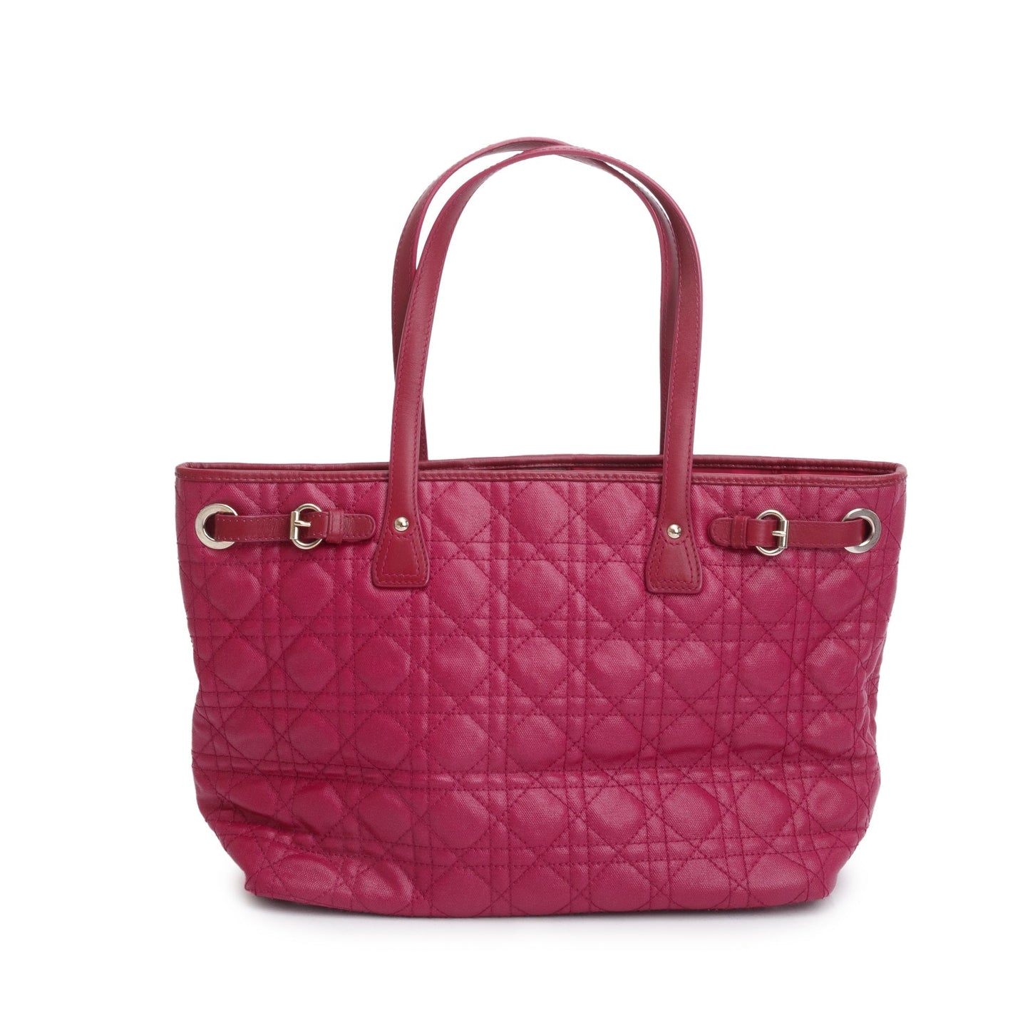Dior Christian Purple Cannage Panarea Shopping Tote Handbag Tote Bag