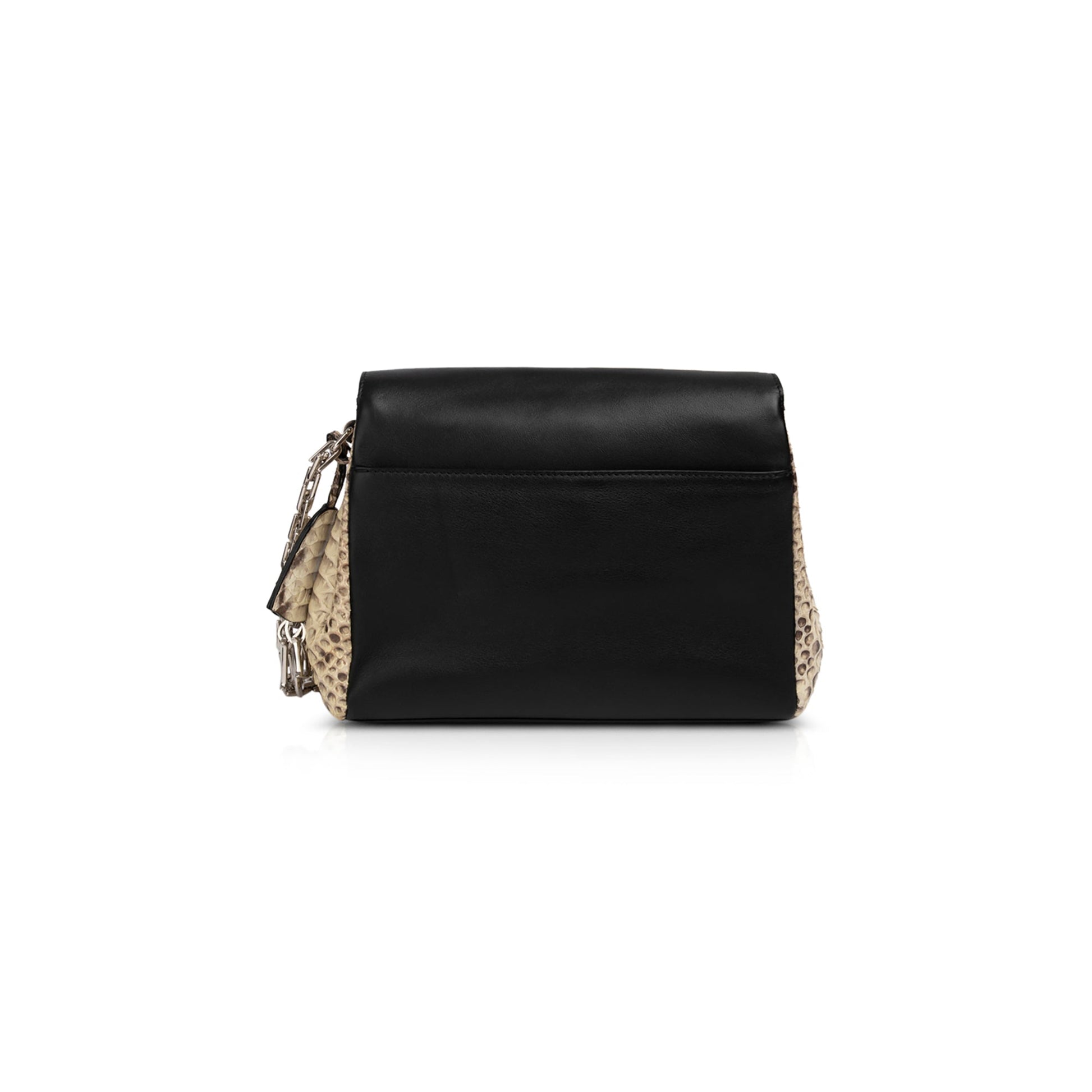 Dior Christian Python Trimmed ling Bag Travel Bag