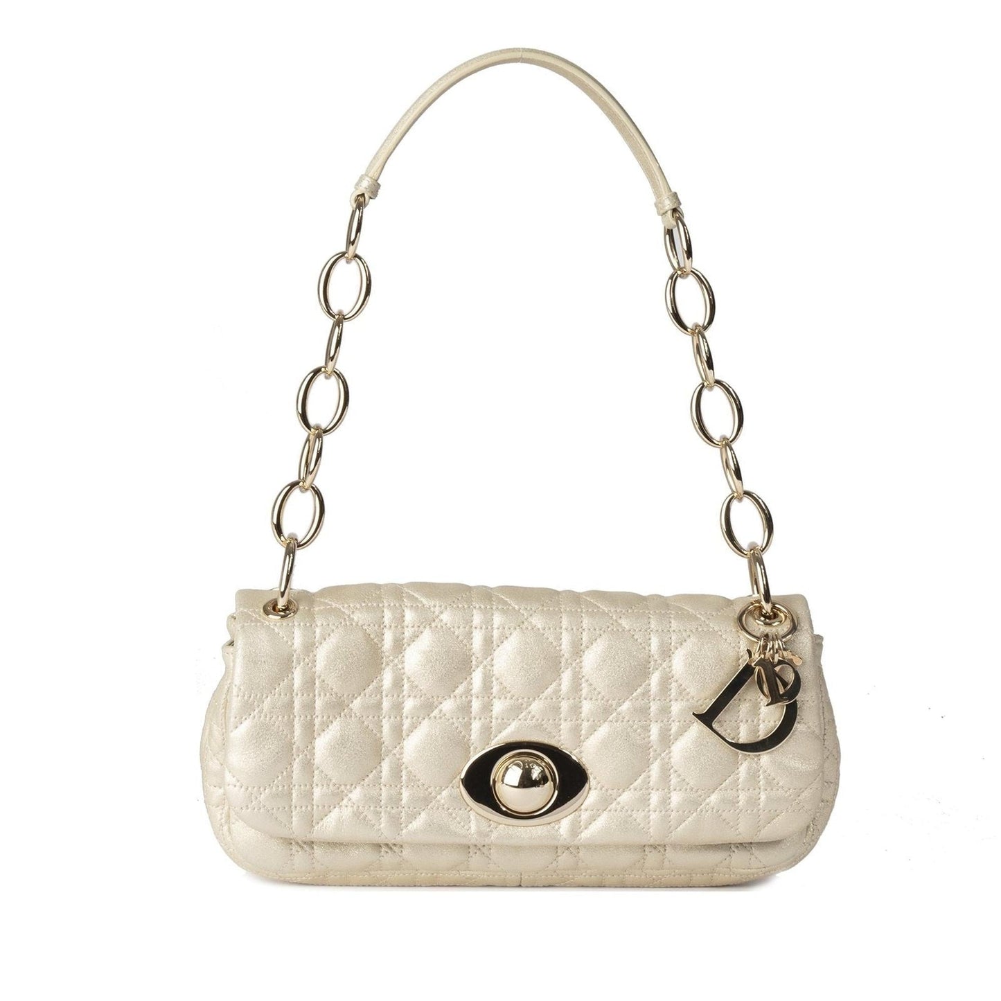 Dior Christian Rendezvous Cannage Bag Flap Travel Bag