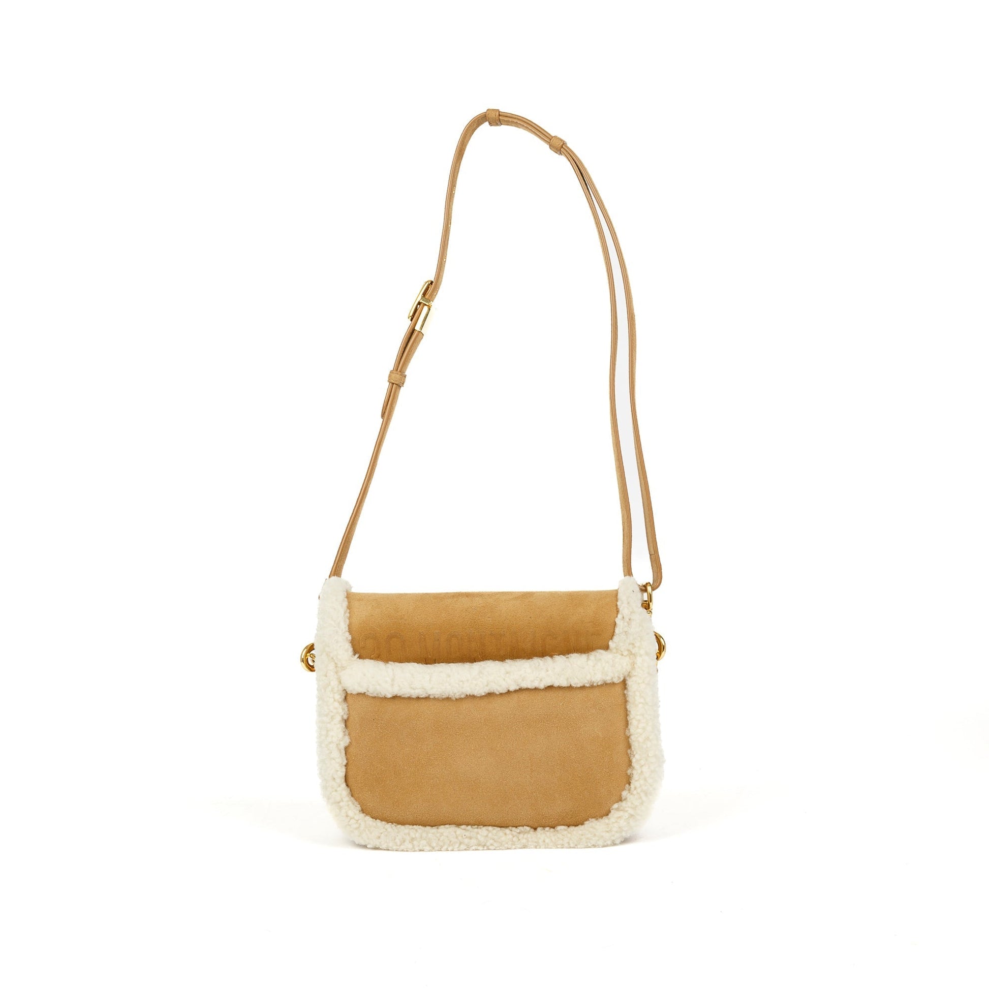 Dior Christian Shearling Bobby Crossbody Bag Small