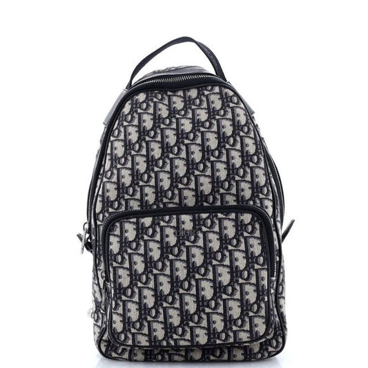 Dior Zip Handbag Blue Travel Bag