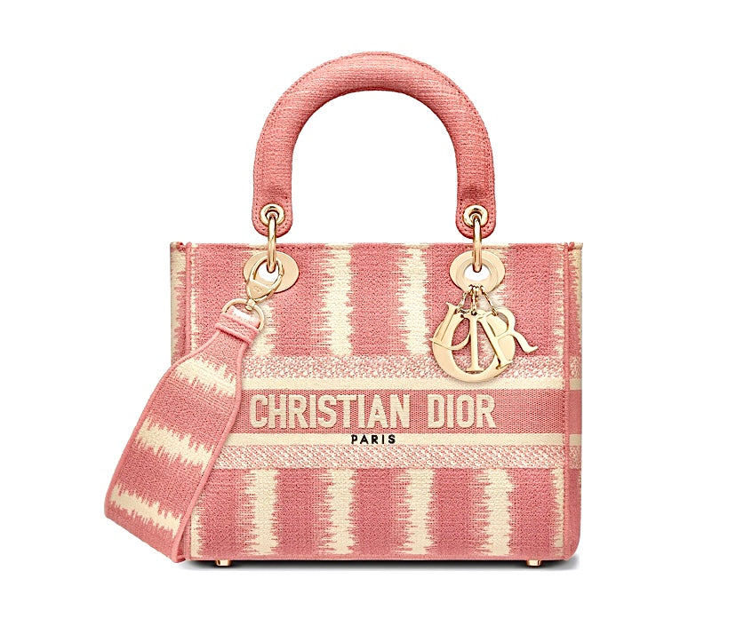Dior Lady D Lite Bag Pink Travel Bag