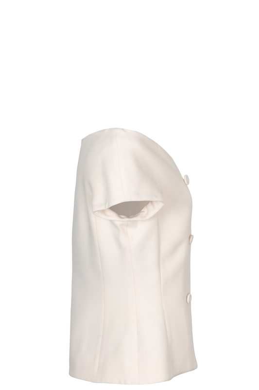 Dior Shoulder Bag Off Shoulder Jacket Ivory