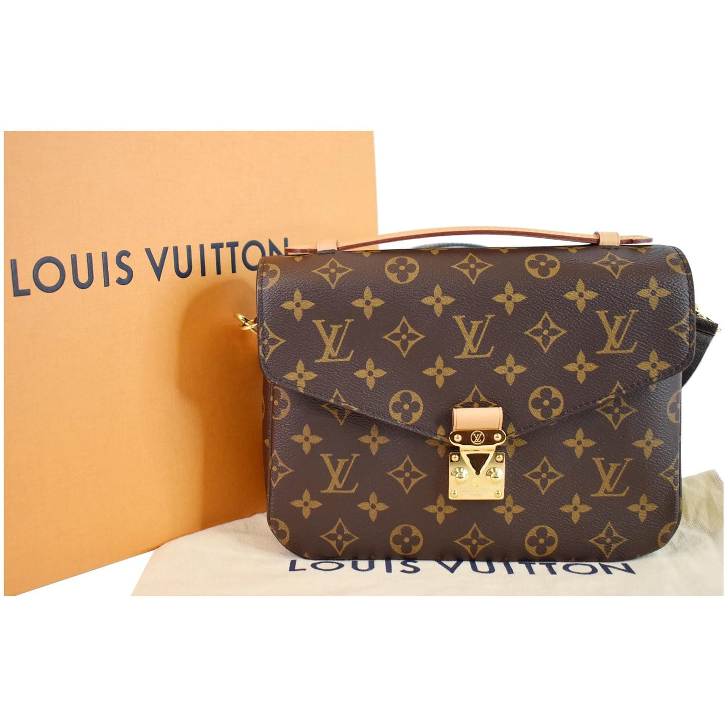 Louis Metis Pochette Crossbody Bag Canvas Monogram Brown 8