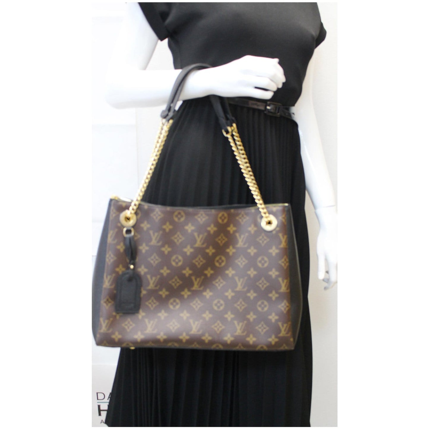 Louis Surene Mm Shoulder Bag Canvas Monogram Brown 1