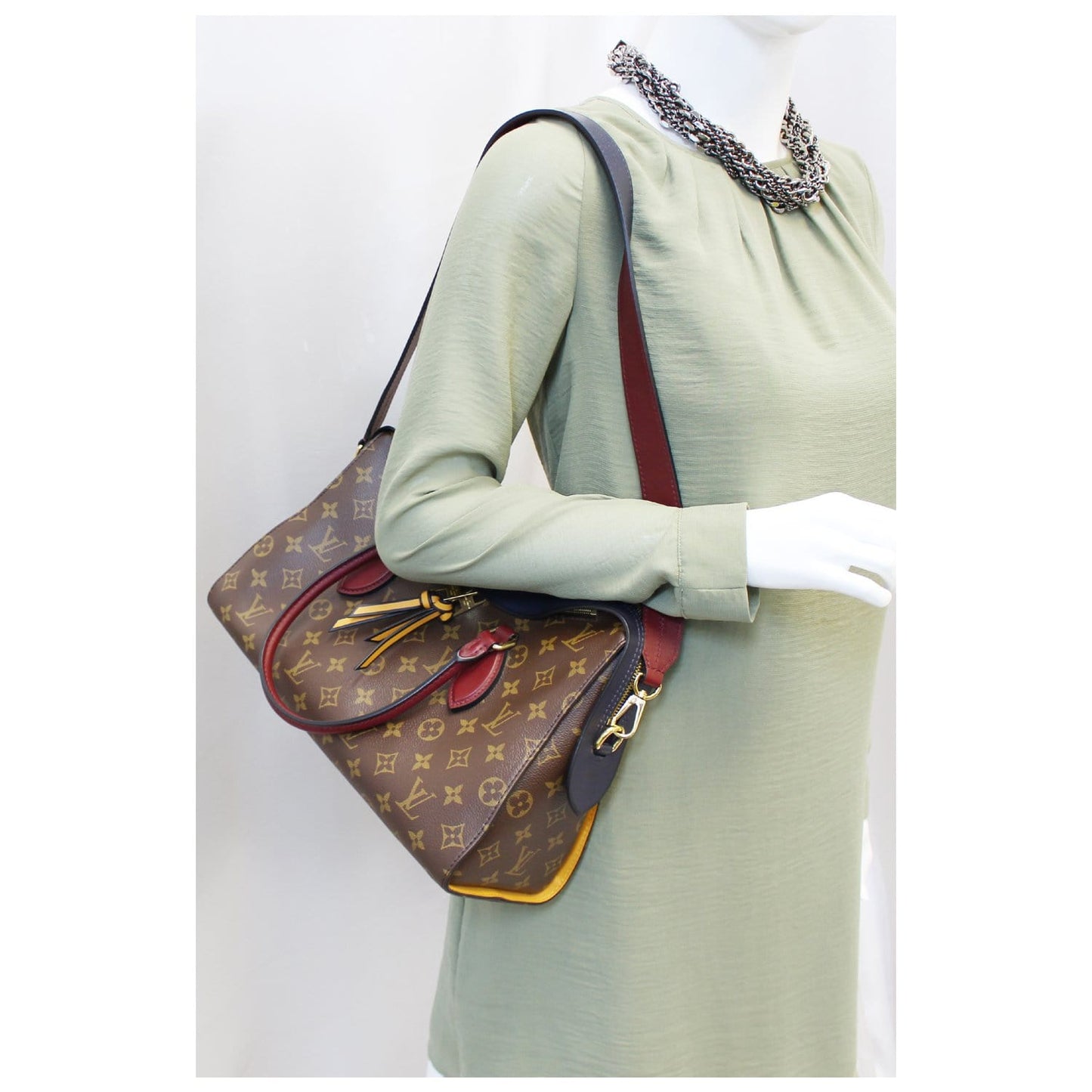 Louis Tuileries Tote Shoulder Bag Canvas Monogram