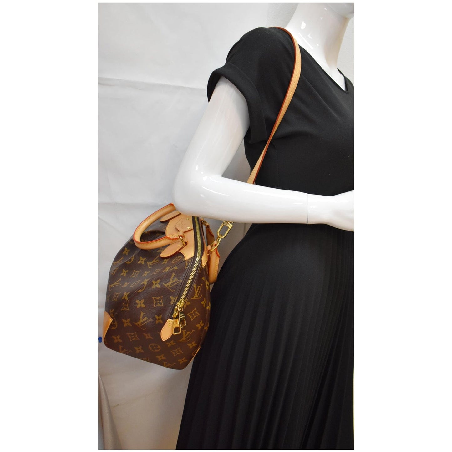 Louis Segur Shoulder Crossbody Bag Canvas Monogram