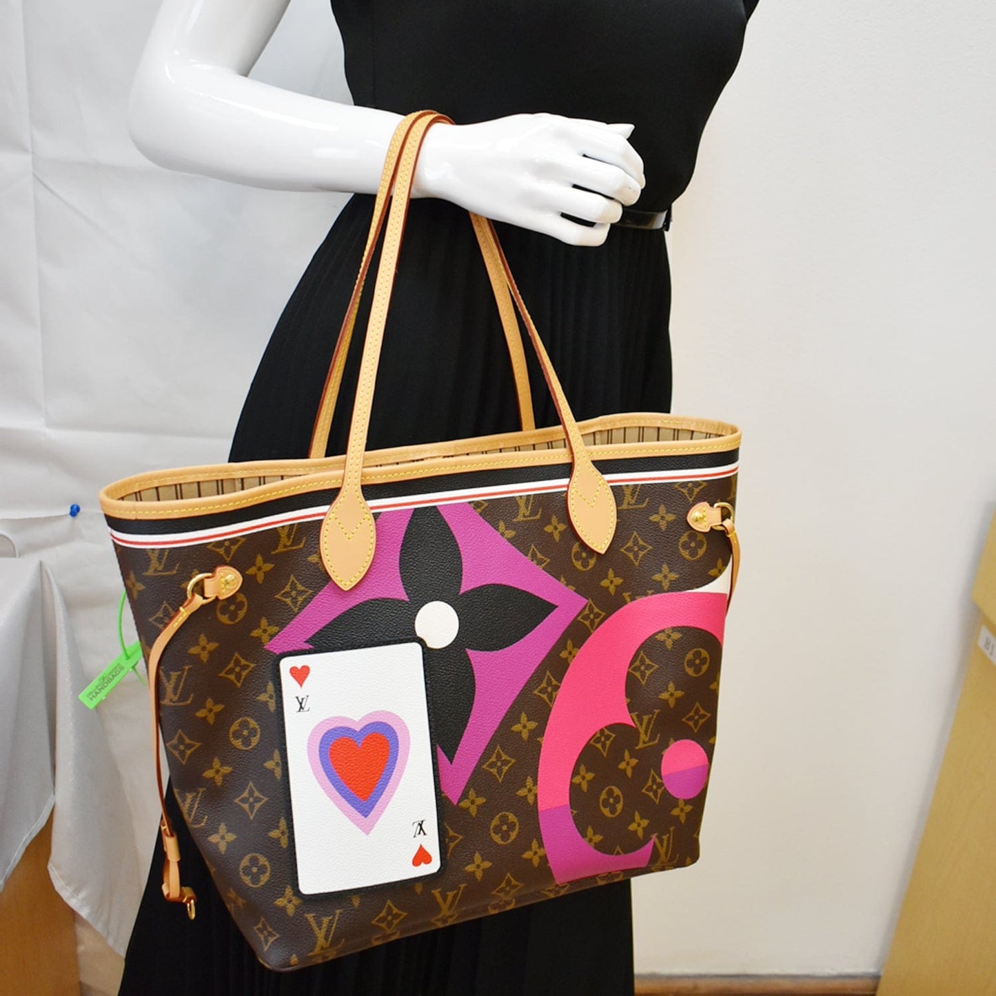 Louis Game On Neverfull Tote Bag Canvas Monogram
