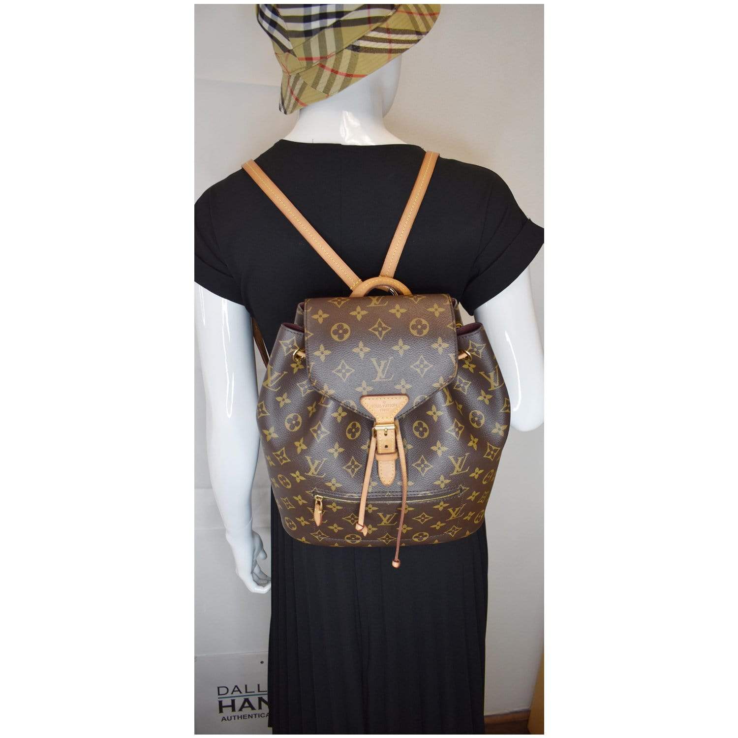 Louis Montsouris Nm Backpack Bag Off Canvas Monogram