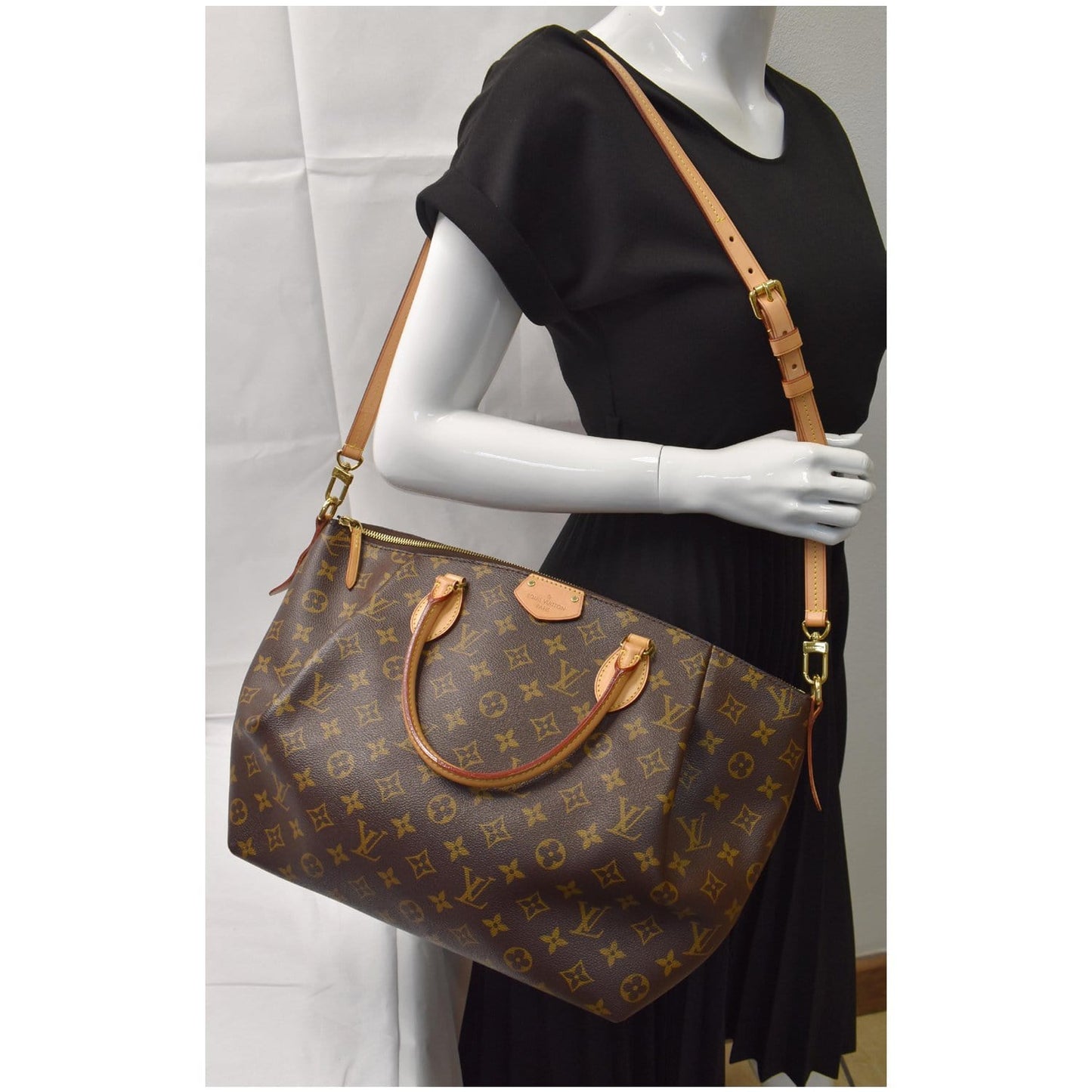 Louis Turenne Gm Way Shoulder Bag Canvas Monogram Brown 6
