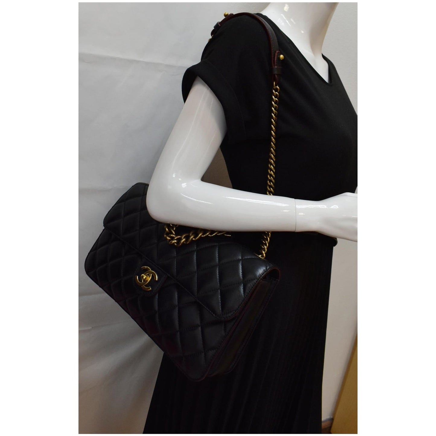 Chanel Perfect Edge Large Shoulder Bag Leather Quilted