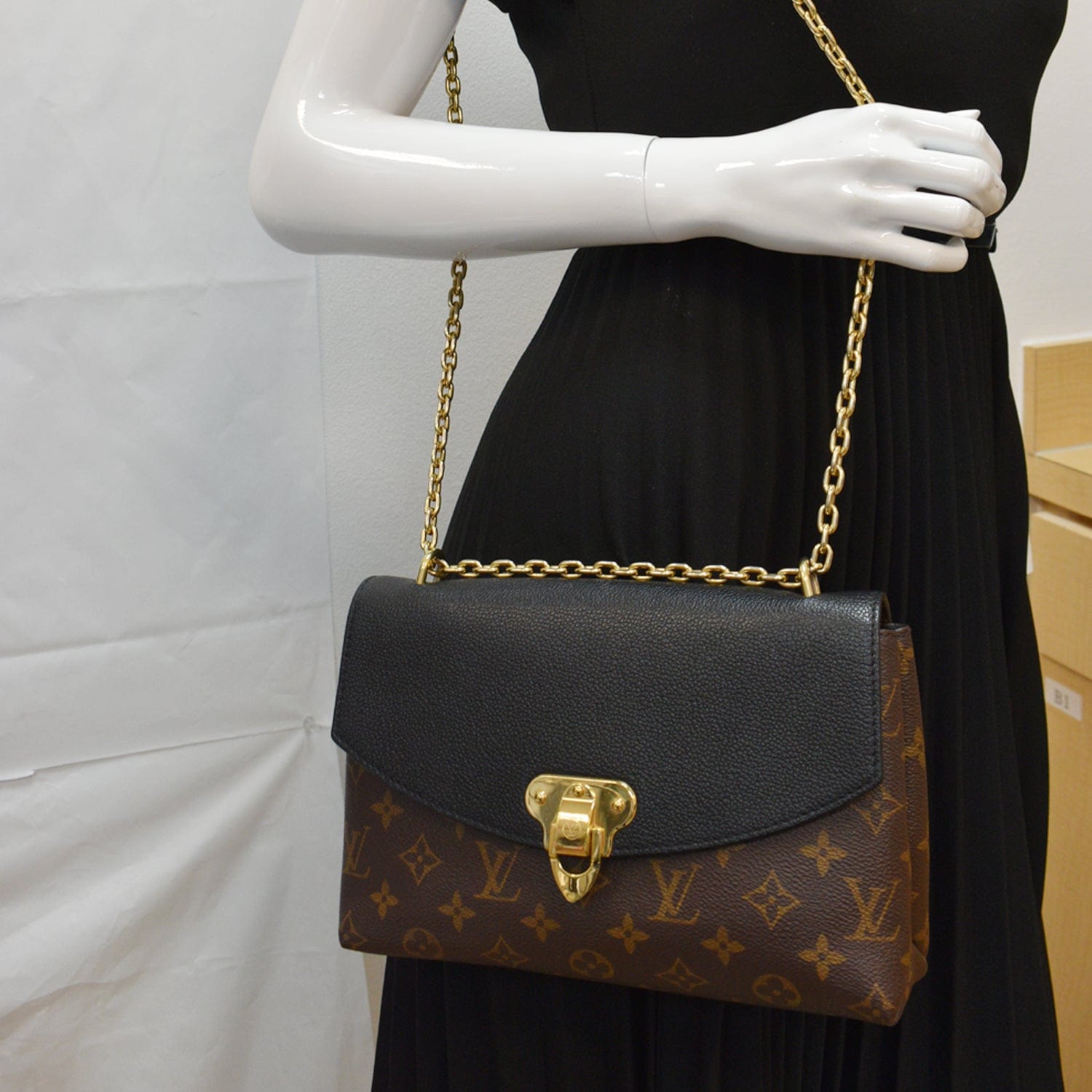 Louis Saint Placide Crossbody Bag Off Canvas Monogram