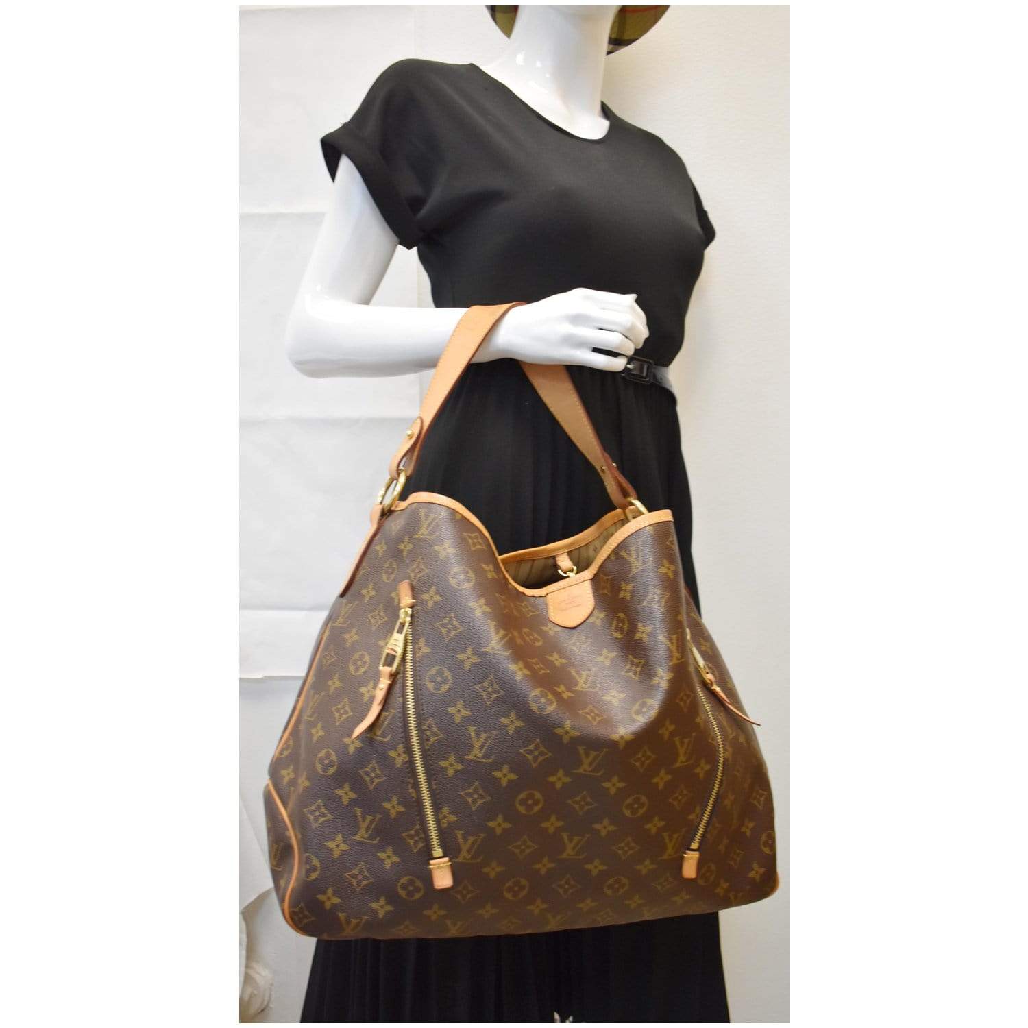 Louis Delightful Gm Shoulder Bag Canvas Monogram Brown 9