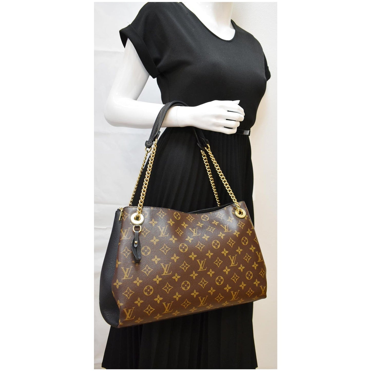Louis Surene Mm Shoulder Bag Canvas Monogram