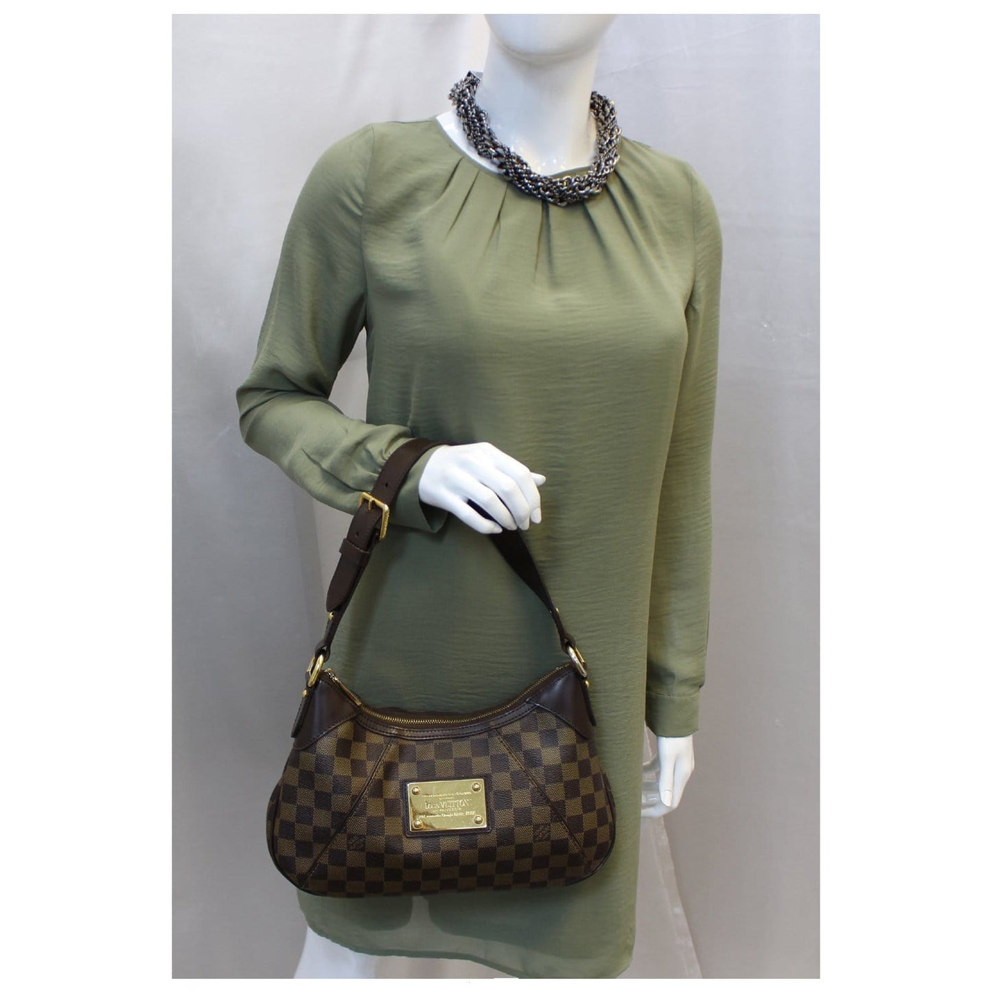 Louis Thames Pm Damier Ebne Shoulder Bag