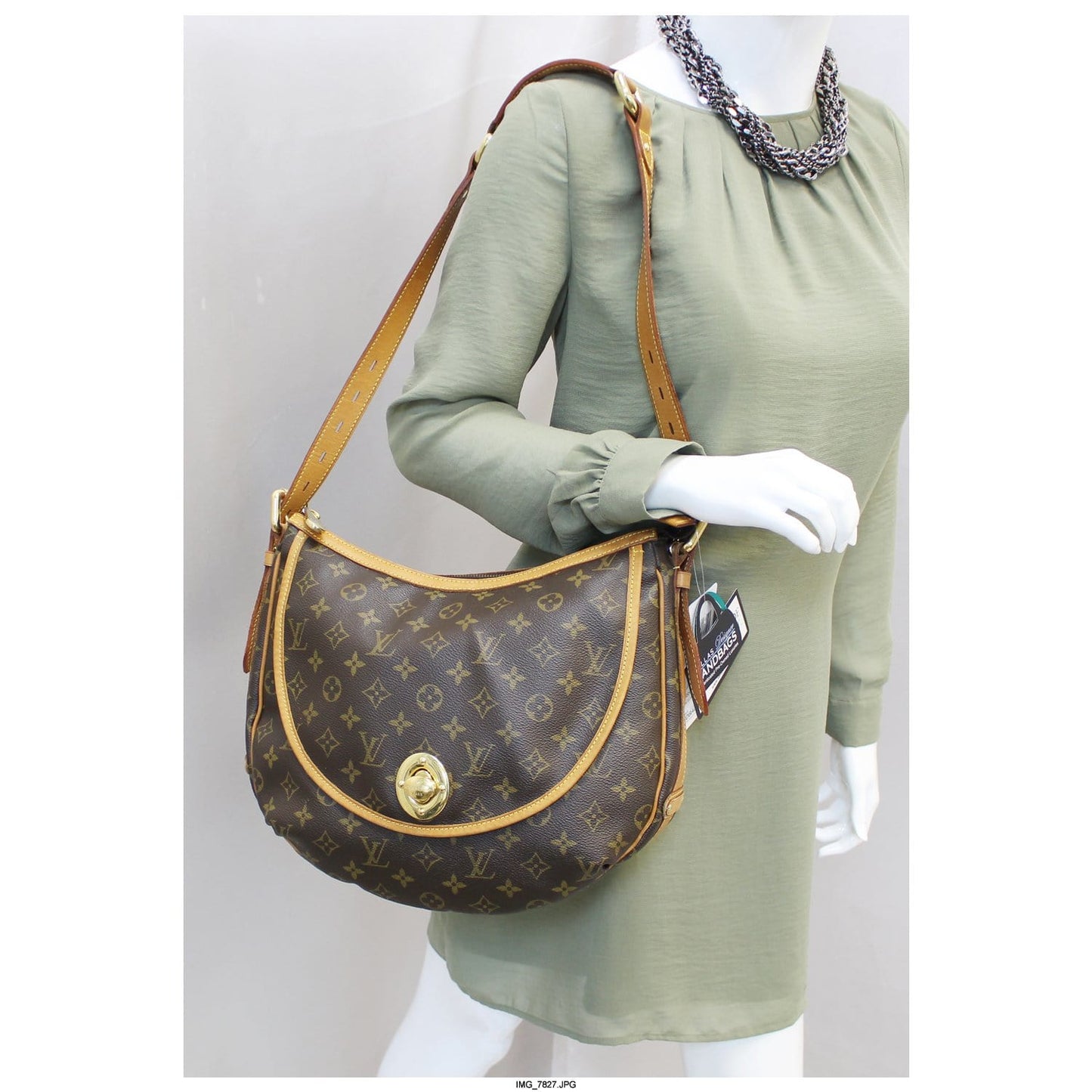 Louis Tulum Gm Shoulder Bag Canvas Monogram
