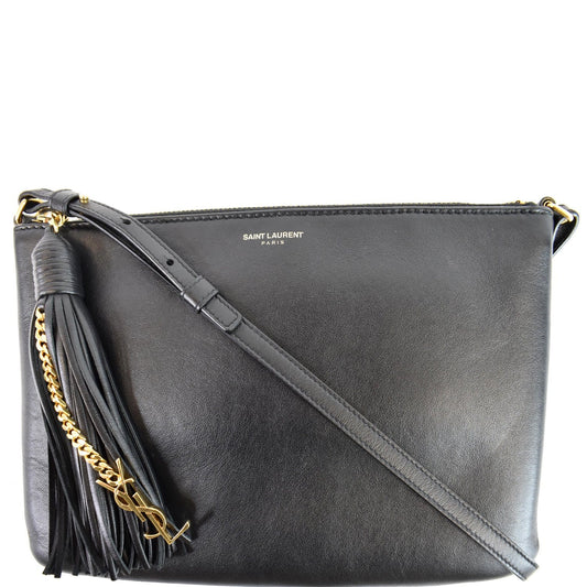 YSL Saint Laurent Saint Teen Calfskin Crossbody Bag Leather Monogram