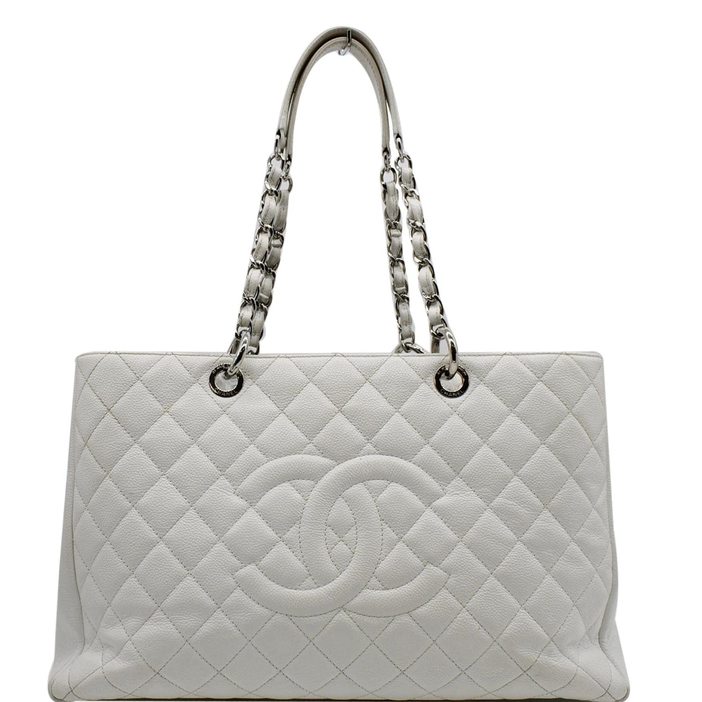 Chanel Xl Grand Caviar Shopping Tote Bag Leather Quilted