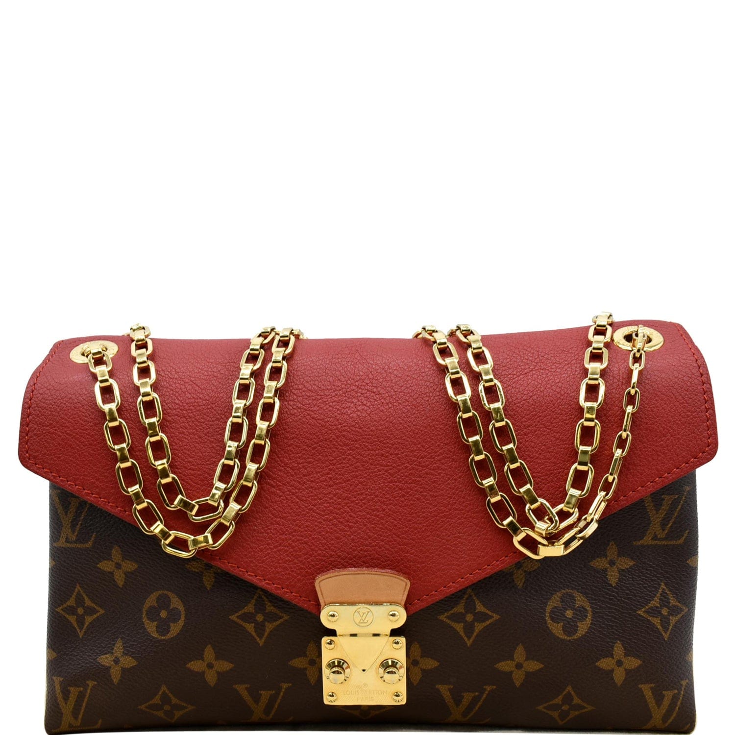Louis Pallas Chain Crossbody Bag Canvas Monogram