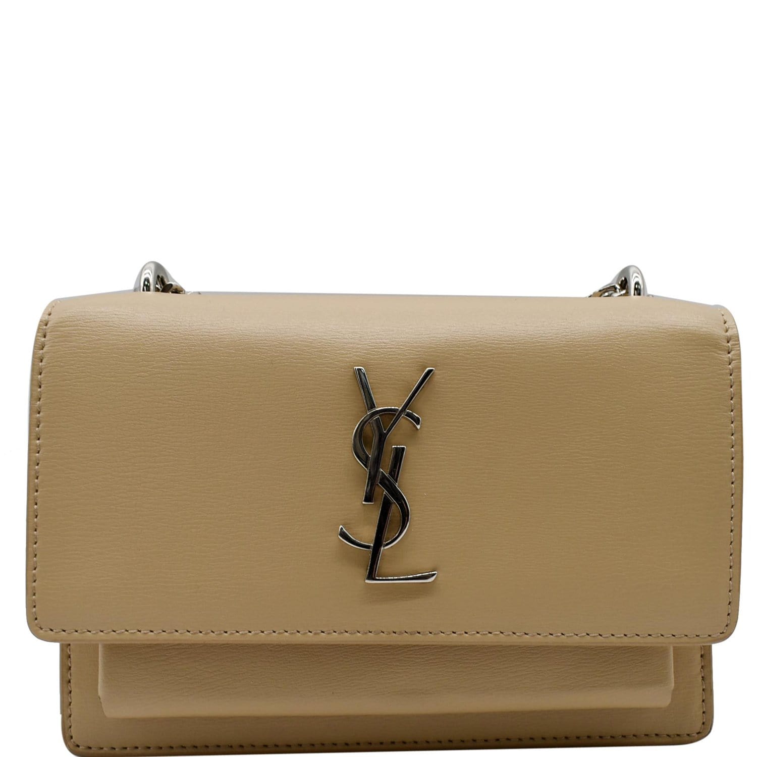 YSL Saint Laurent Saint Sunset Medium Shoulder Bag Leather Monogram Crossbody Bag