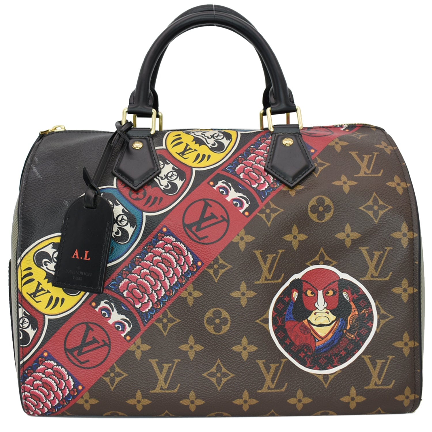 Louis Kabuki Speedy Satchel Bag Hot Deals Canvas Monogram Travel Bag