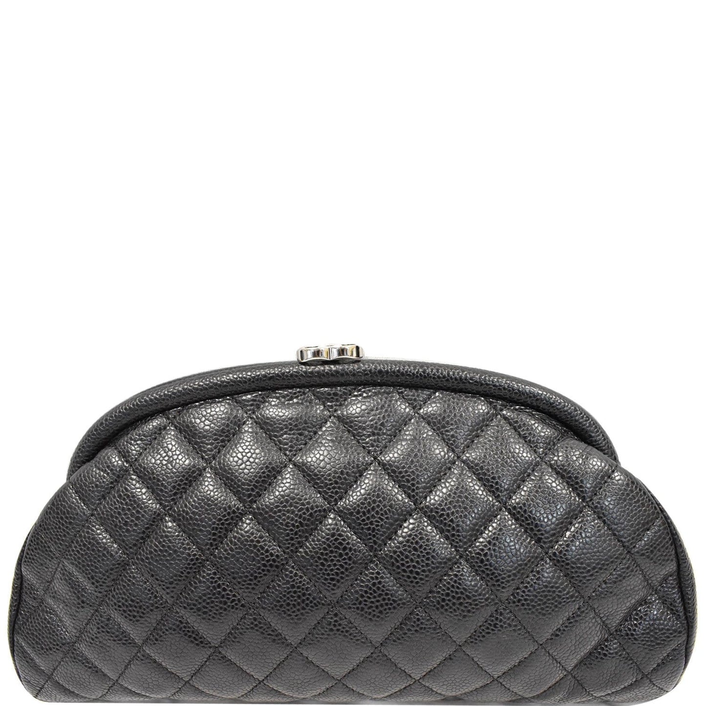 Chanel Timeless Caviar Clutch Leather Quilted Clutch Bag