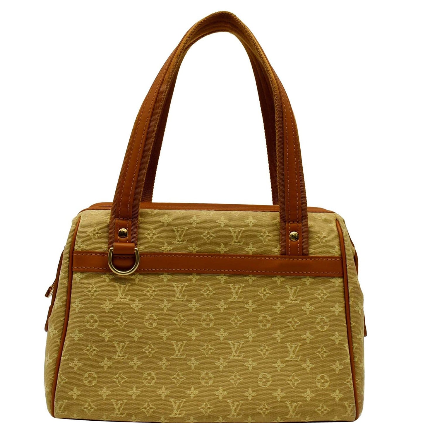 Louis Josephine Pm Mini Lin Satchel Bag Canvas Monogram Travel Bag