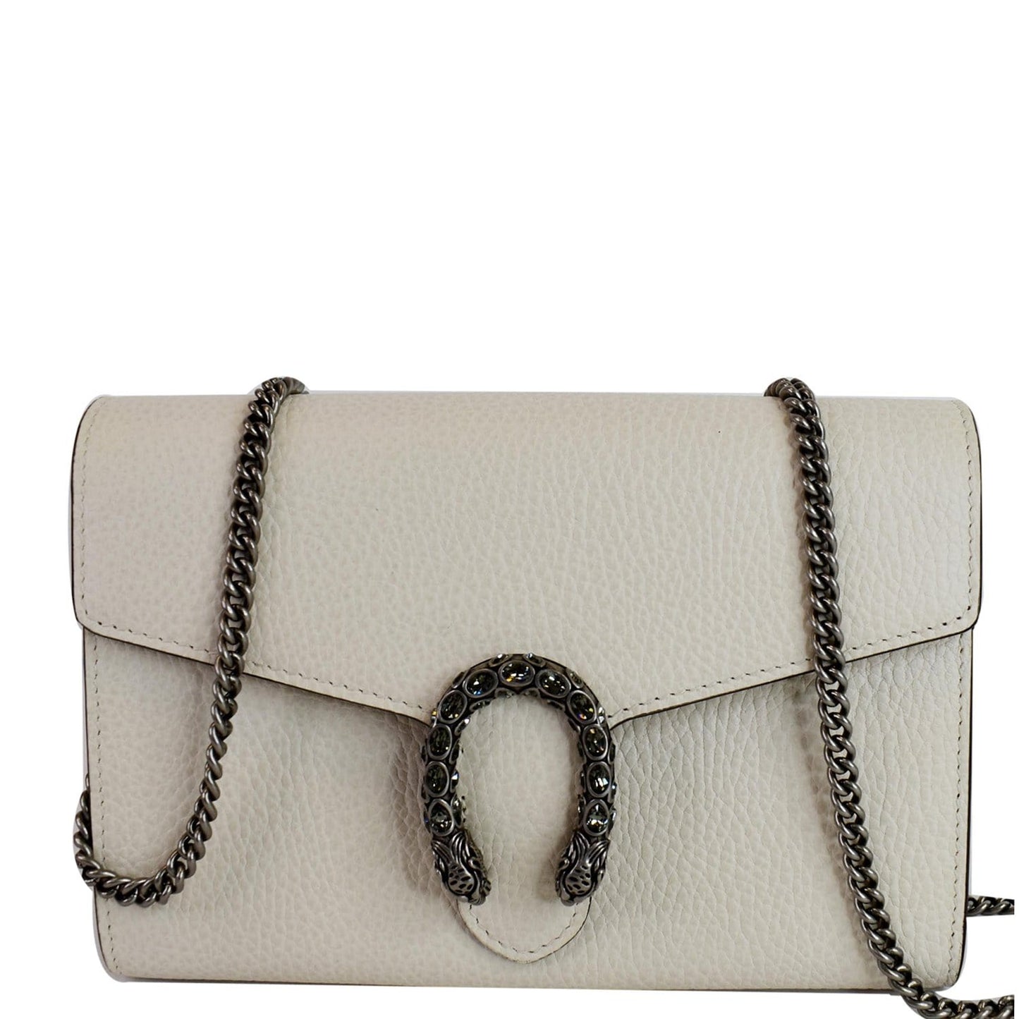 Gucci Dionysus Chain Shoulder Bag Leather White