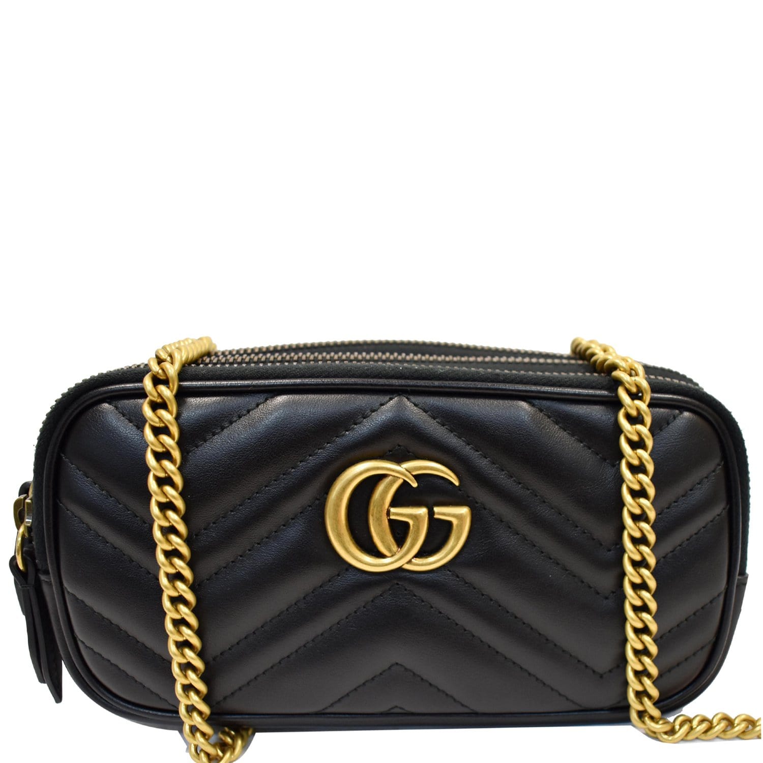 Gucci Marmont Crossbody Bag Black Mini