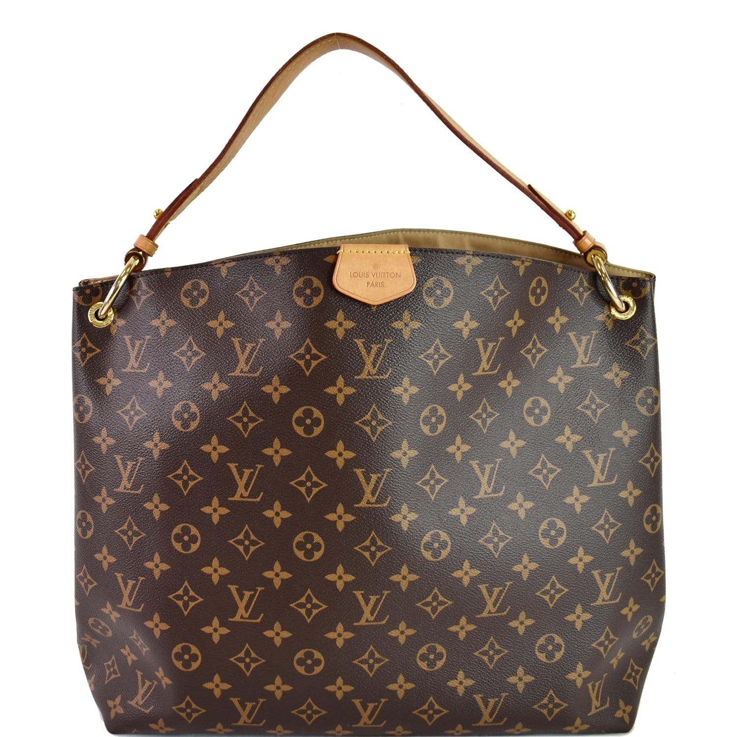 Louis Graceful Mm Shoulder Bag Canvas Monogram