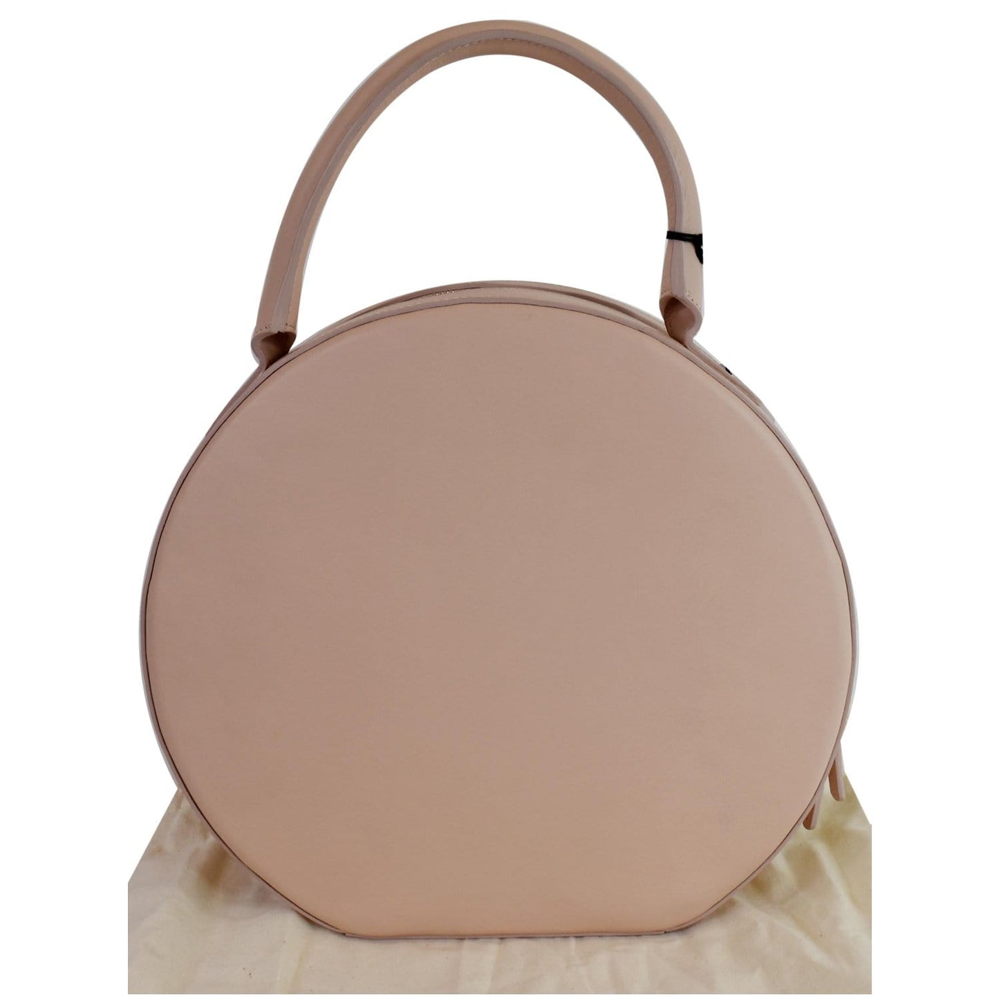 Circle Tote Bag Leather Pink