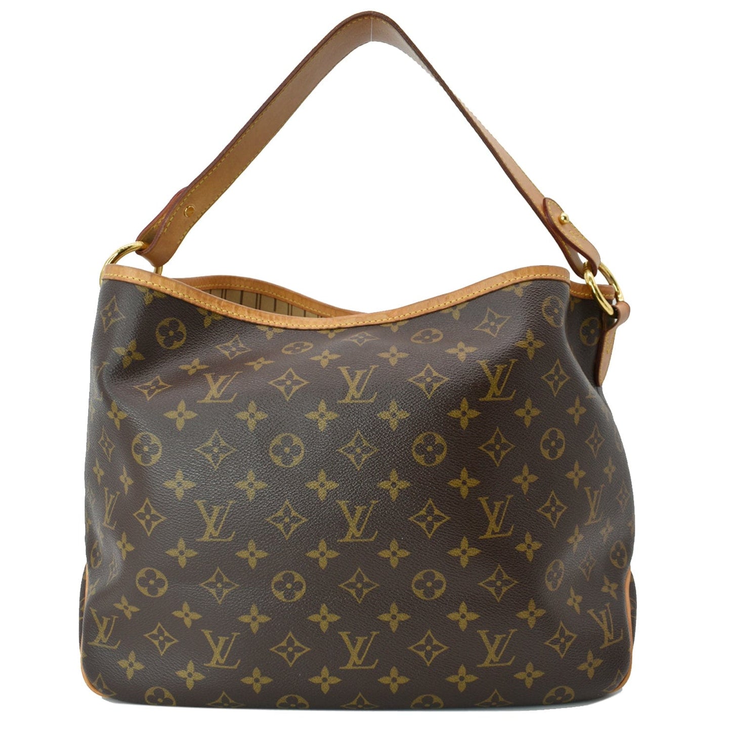Louis Delightful Pm Shoulder Bag Canvas Monogram Brown 6