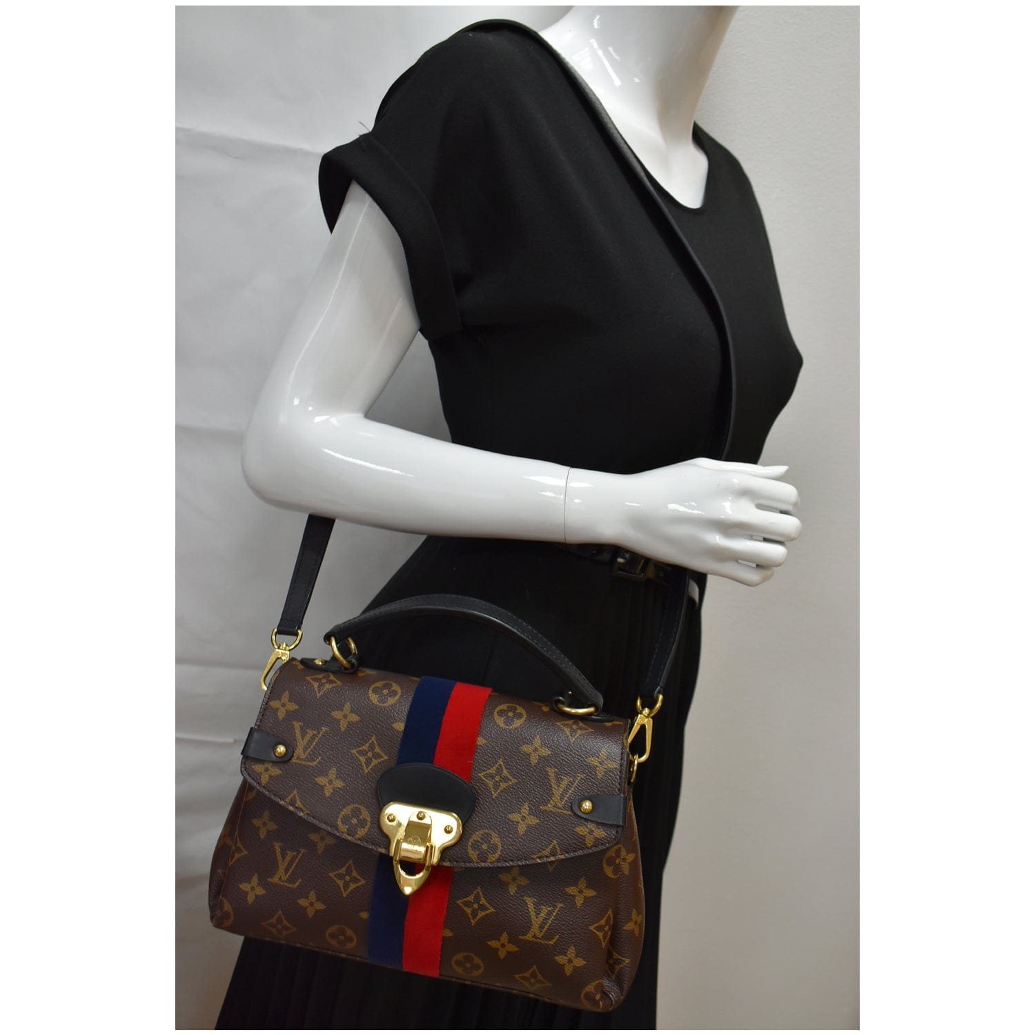 Louis Georges Bb Shoulder Bag Canvas Monogram