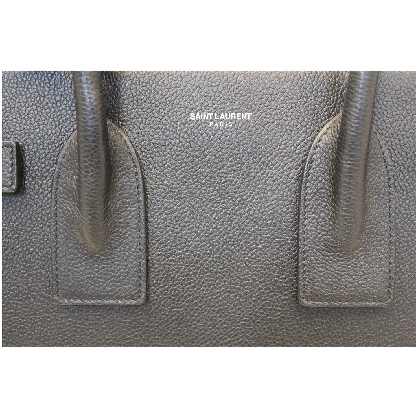 YSL Saint Laurent Saint Sac De Jour Grained Satchel Bag Leather Small Travel Bag