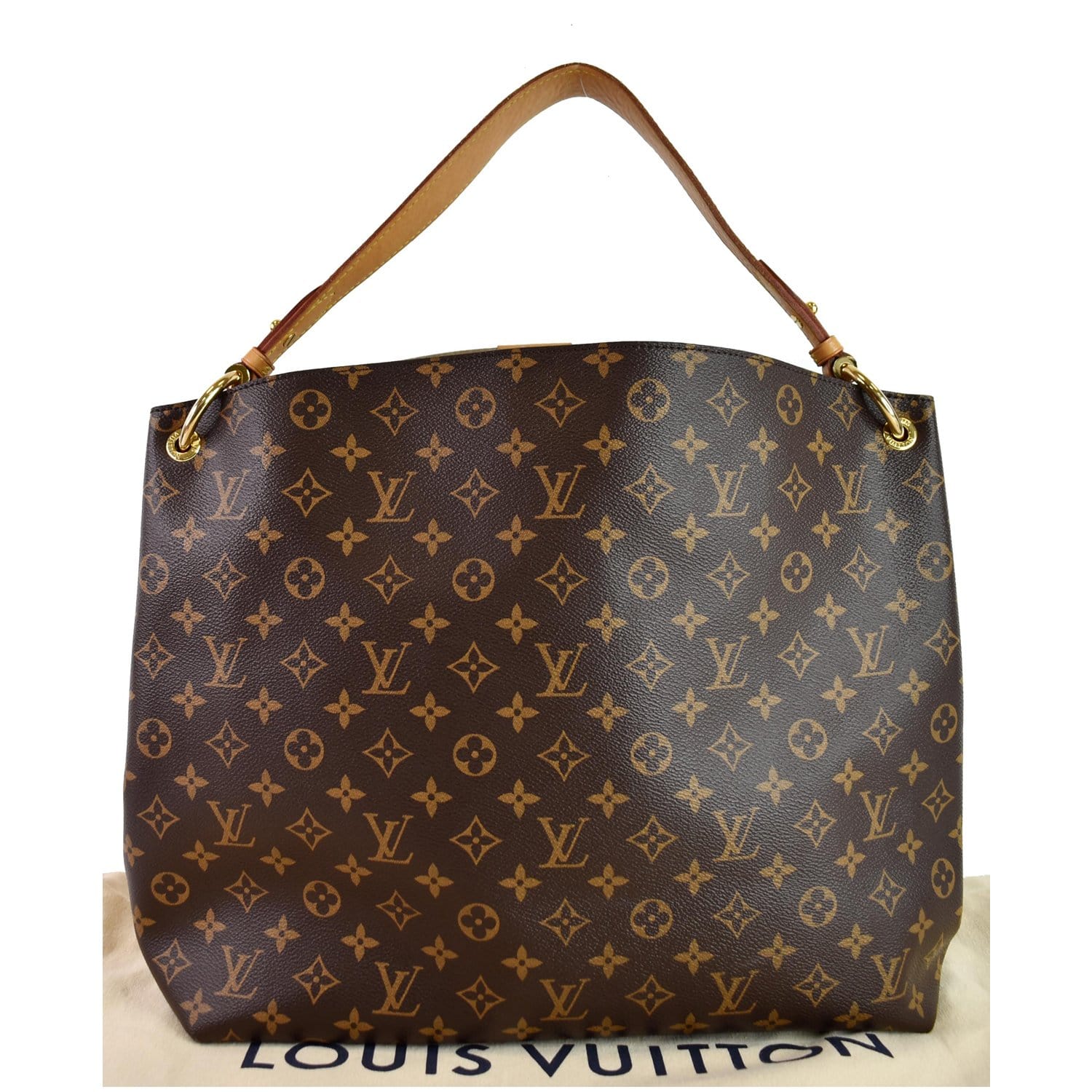 Louis Graceful Mm Shoulder Bag Canvas Monogram