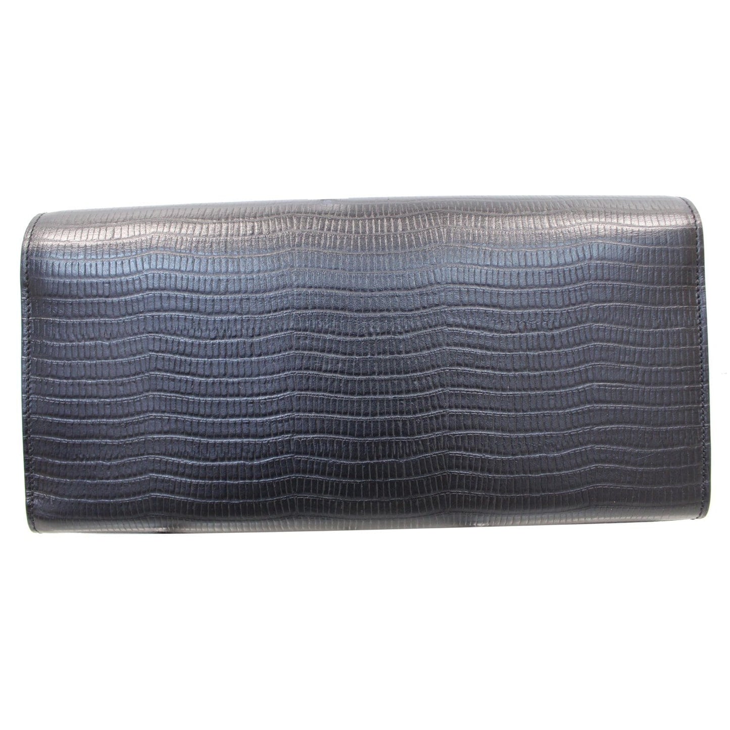 YSL Saint Laurent Saint Classic Kate Tassel Embossed Clutch Leather Monogram Clutch Bag