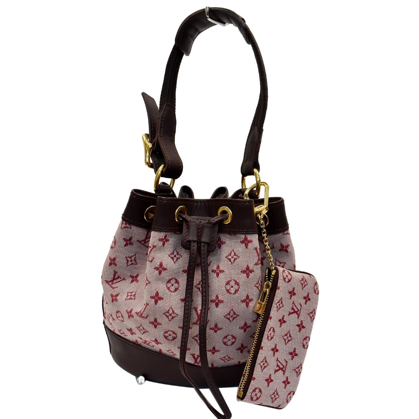 Louis Lin Noe Satchel Bag Cherry Monogram Red Travel Bag