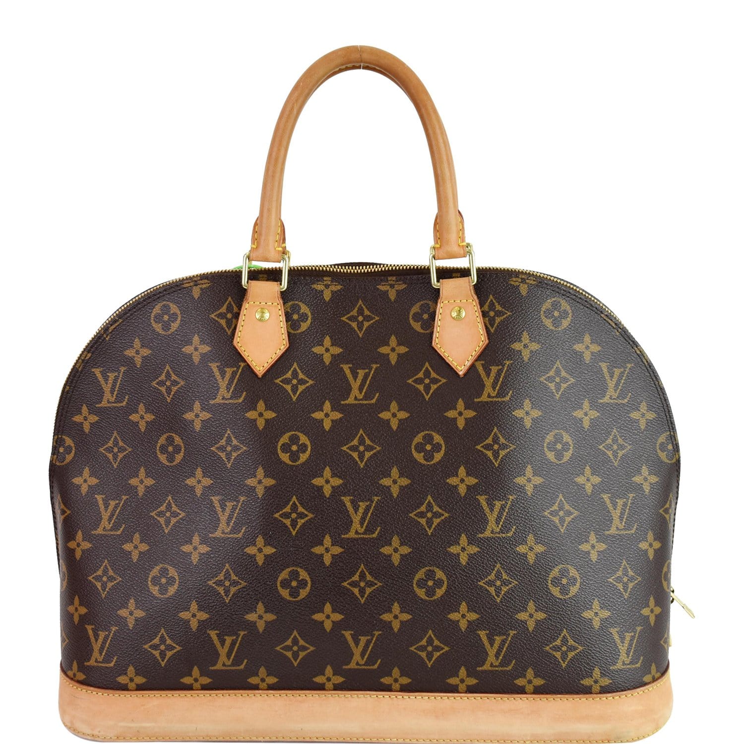 Louis Alma Large Satchel Bag Canvas Monogram Travel Bag