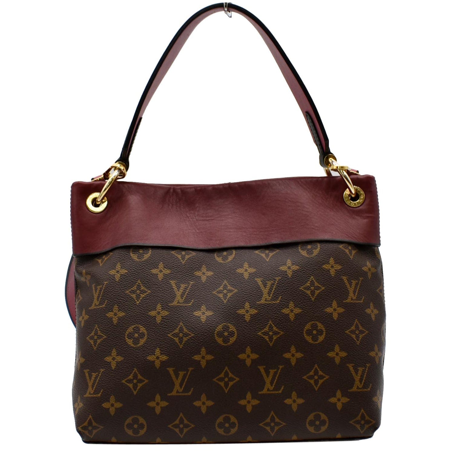 Louis Tuileries Besace Shoulder Bag Rose Bruyere Canvas Monogram