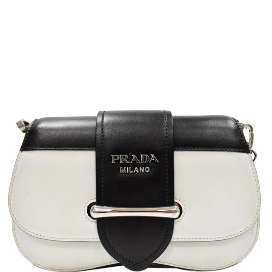 Prada City Sidonie Small Crossbody Bag Last Call Leather Black