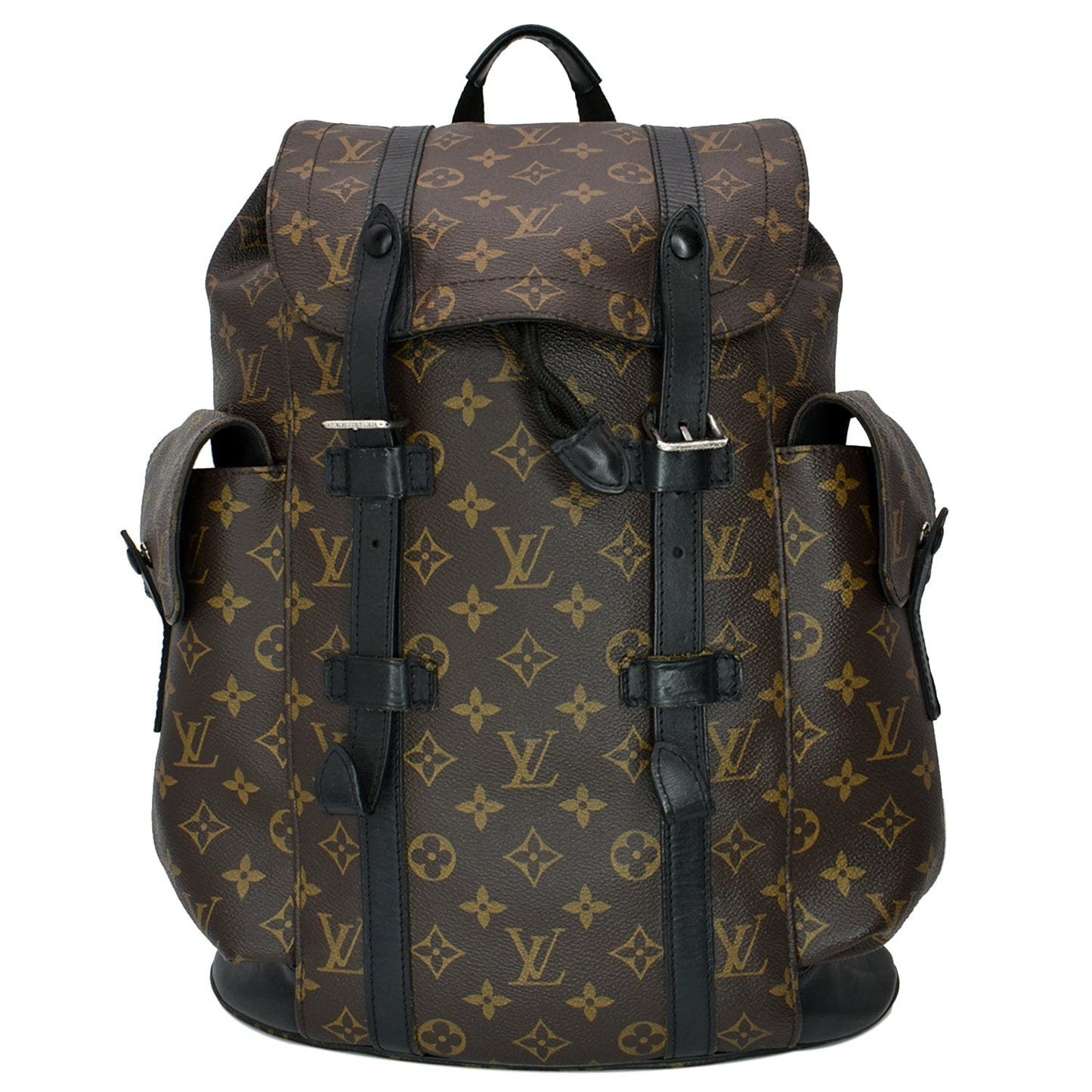 Louis Christopher Macassar Backpack Bag Canvas Monogram