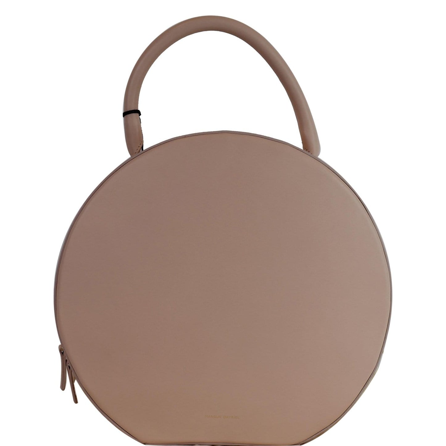 Circle Tote Bag Leather Pink