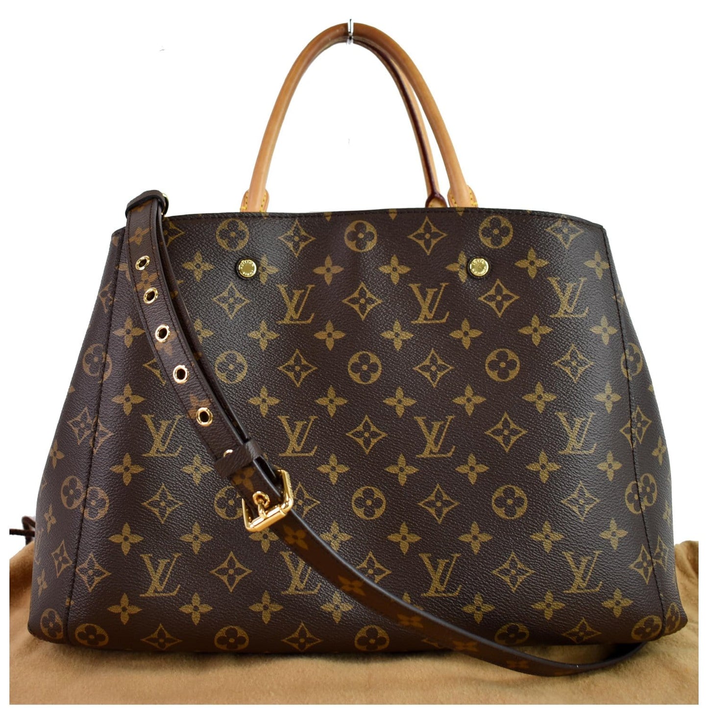 Louis Montaigne Gm Shoulder Bag Canvas Monogram