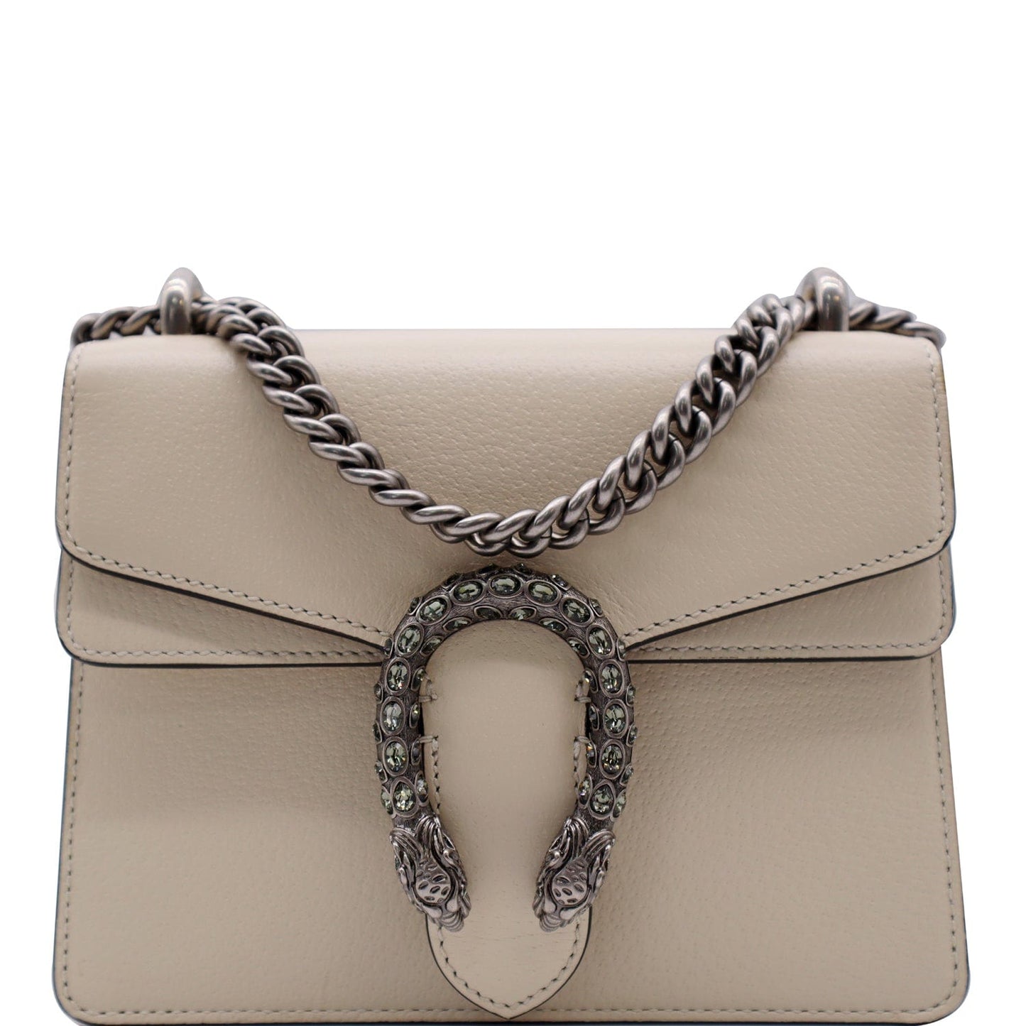 Gucci Dionysus Crossbody Bag Leather Cream