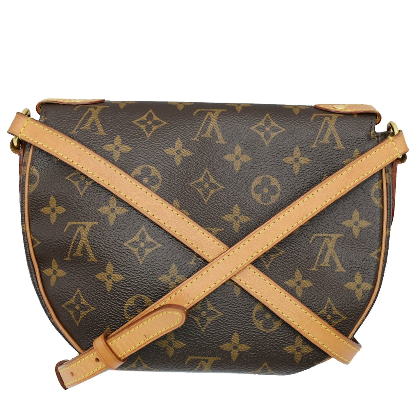 Louis Saint Cloud Nm Mm Crossbody Bag Canvas Monogram