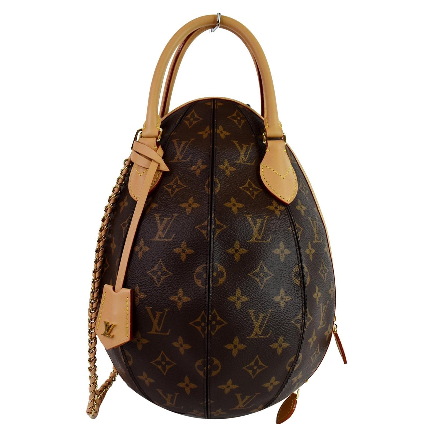 LV Louis Egg Souple 2Way Shoulder Bag Canvas Monogram