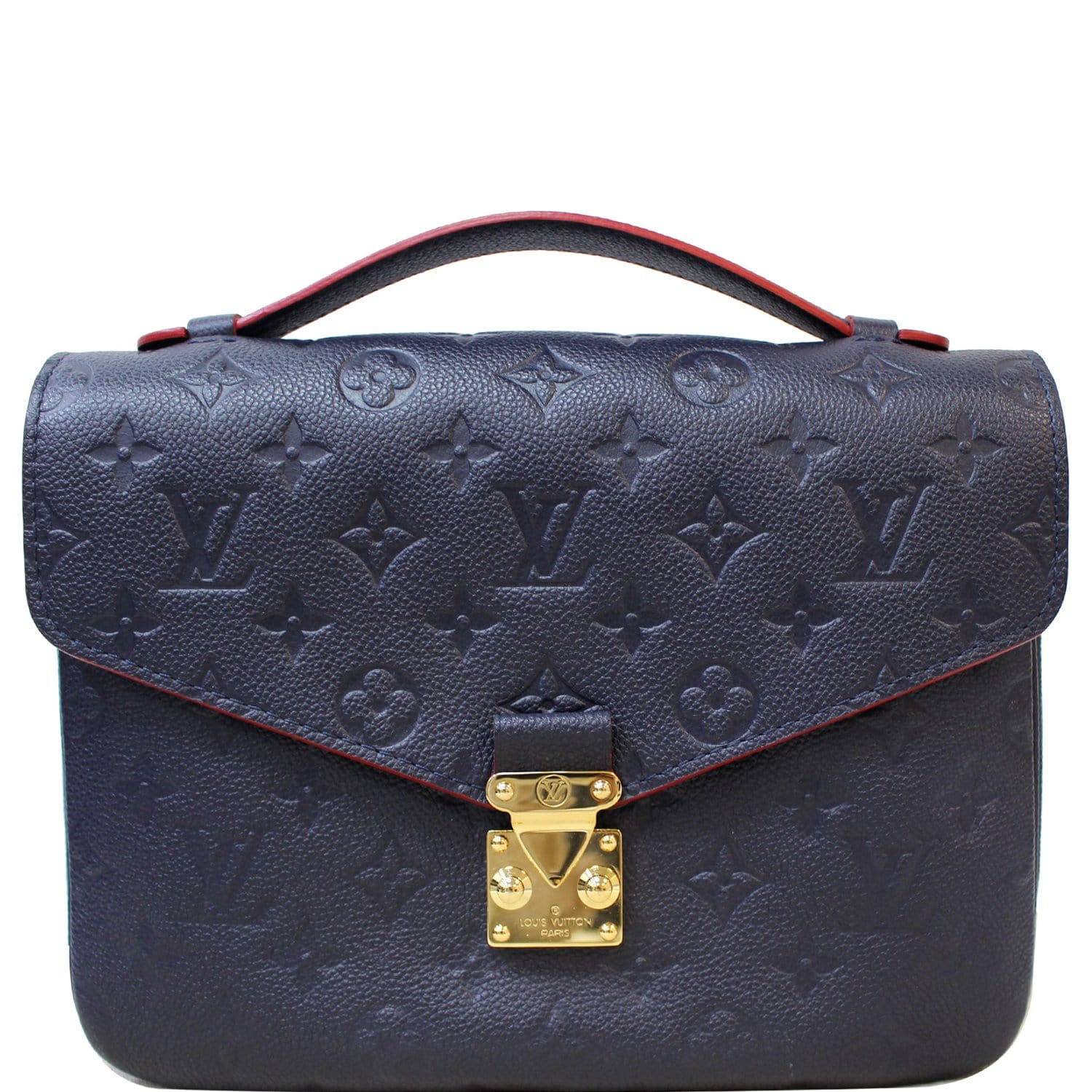 Louis Metis Pochette Empreinte Crossbody Bag Leather Blue