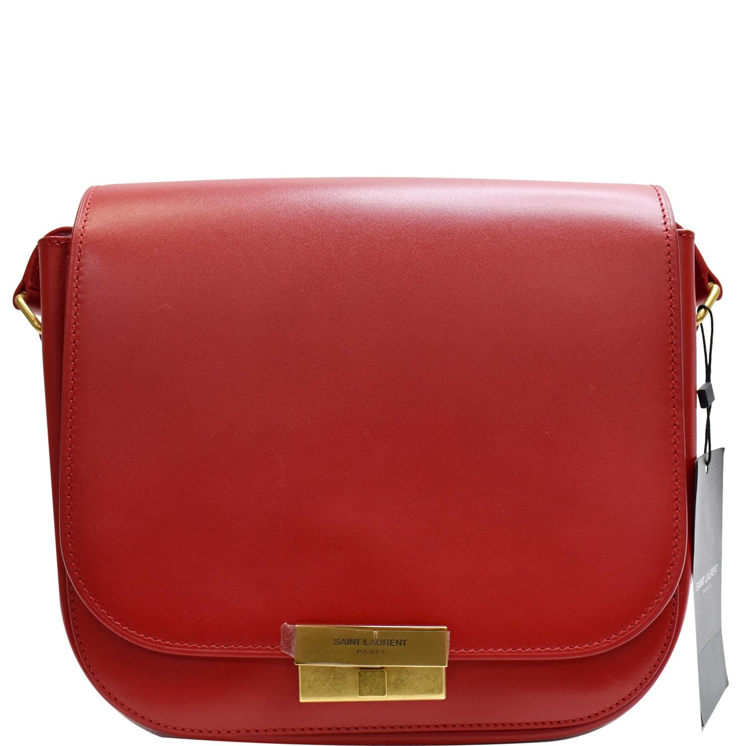 YSL Saint Laurent Saint Betty Smooth Shoulder Bag Leather Red