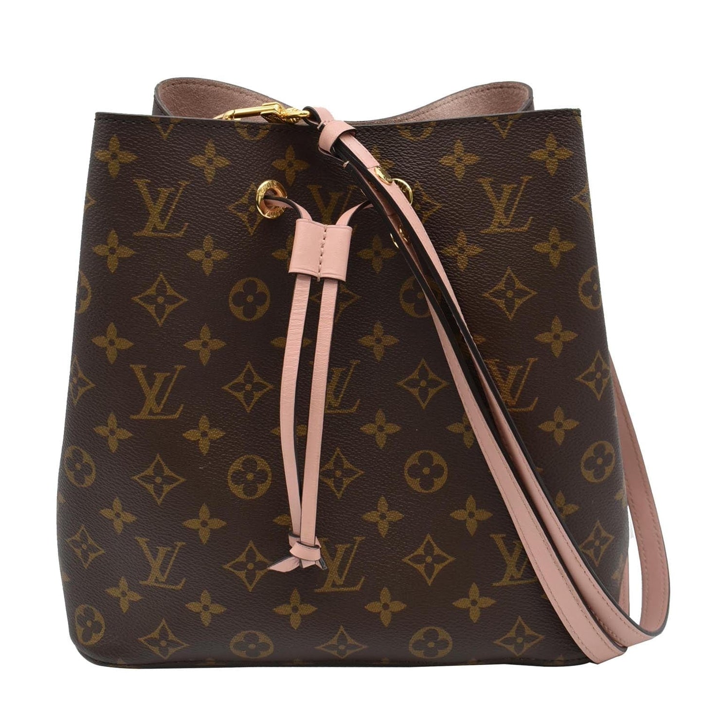 Louis Neonoe Mm Shoulder Bag Canvas Monogram